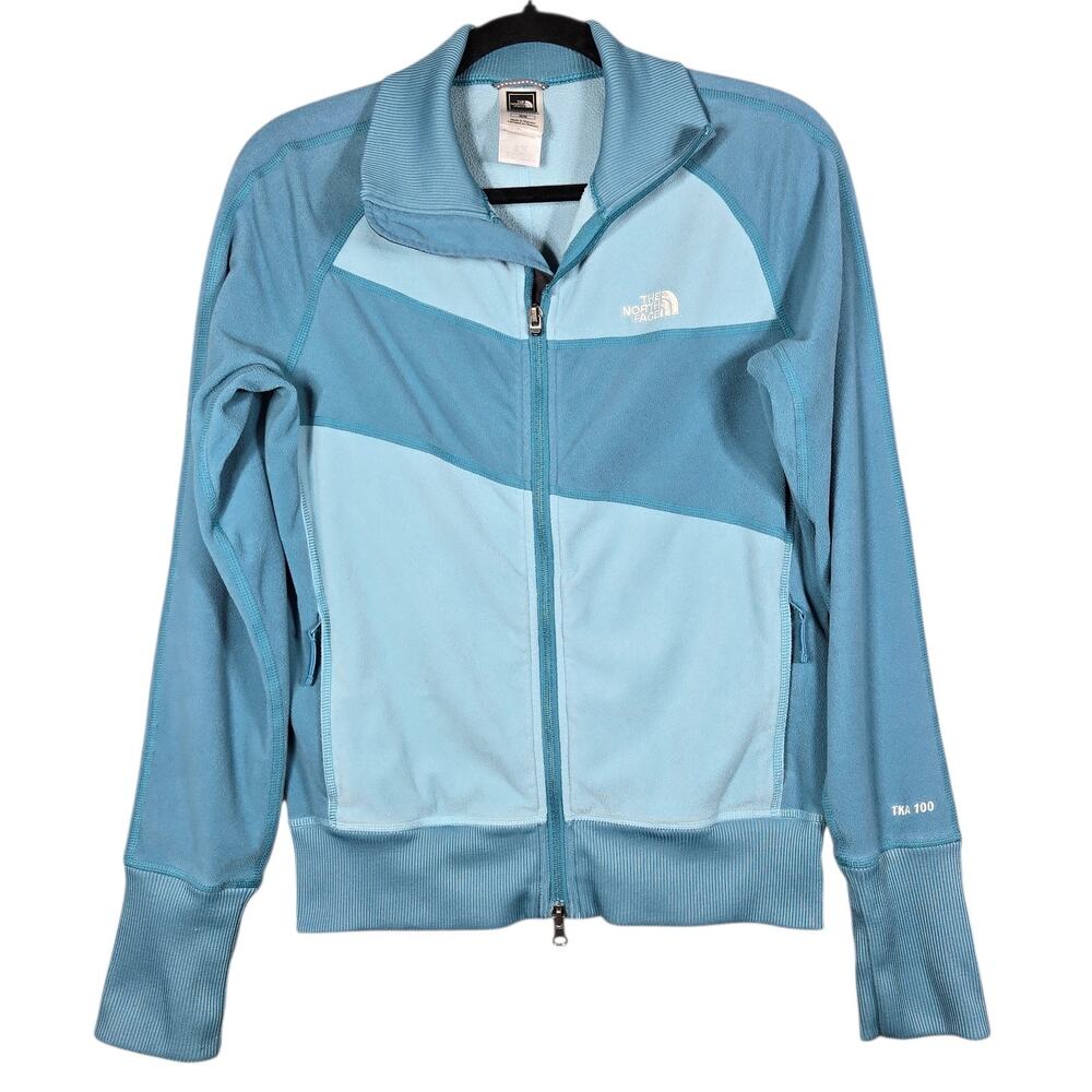 The North Face TKA 100 Microvelour Glacier Fleece Full Zip Jacket Womens Medium